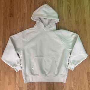 Aritzia Mega Fit Sweatfleece Cozy Fleece Mega Raglan Hoodie XXS White